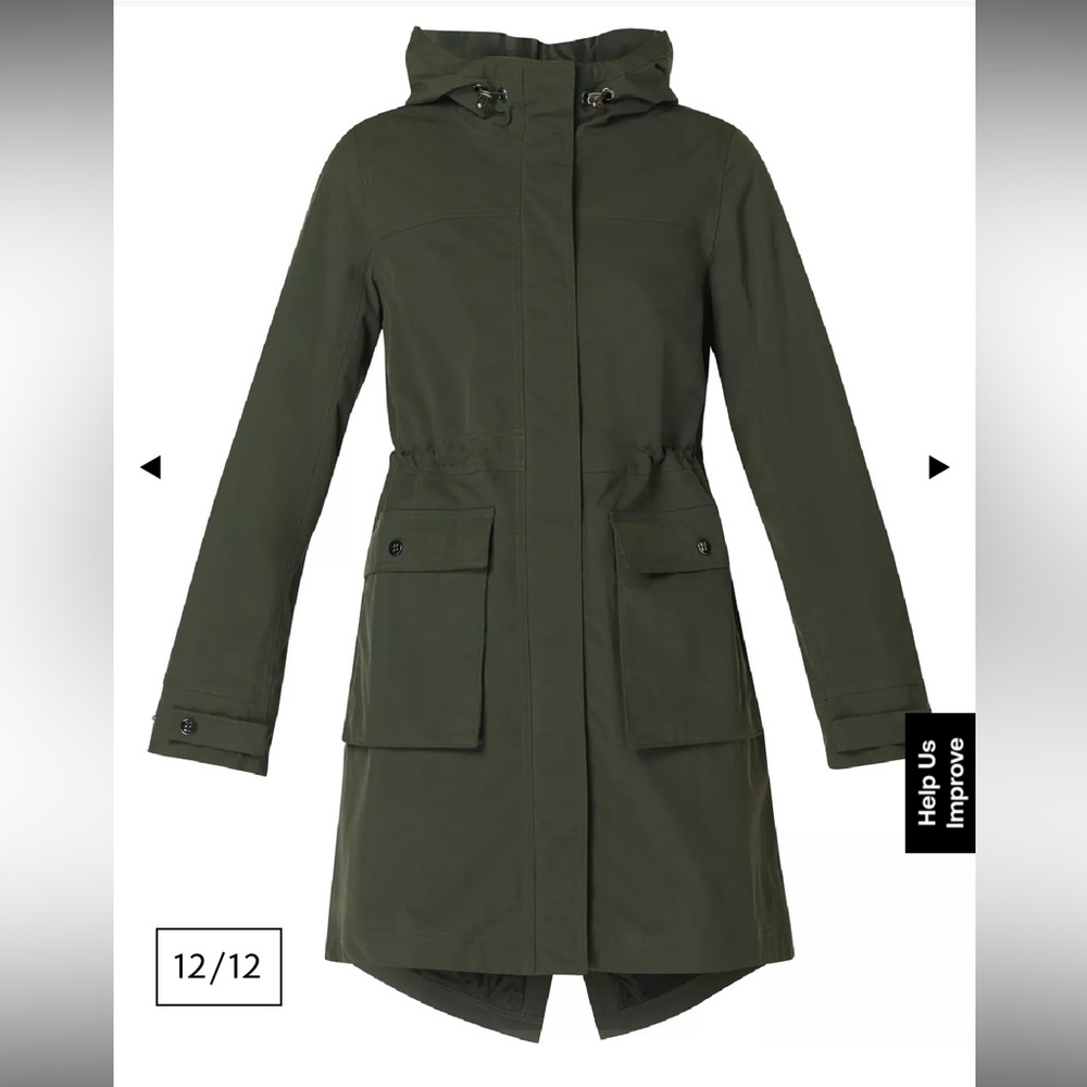 SWEATY BETTY Stride Waterproof Parka medium like new